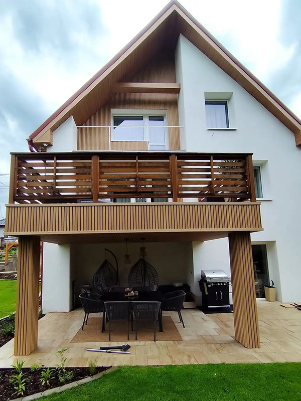 NECWOOD屋外壁パネルの用途