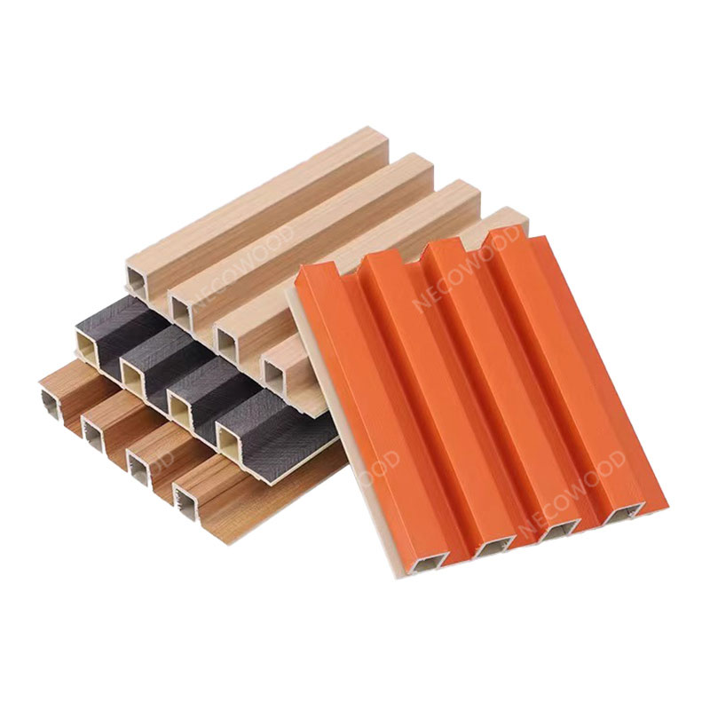 WPC Bamboo Fiber Grille Fare Wall Panel